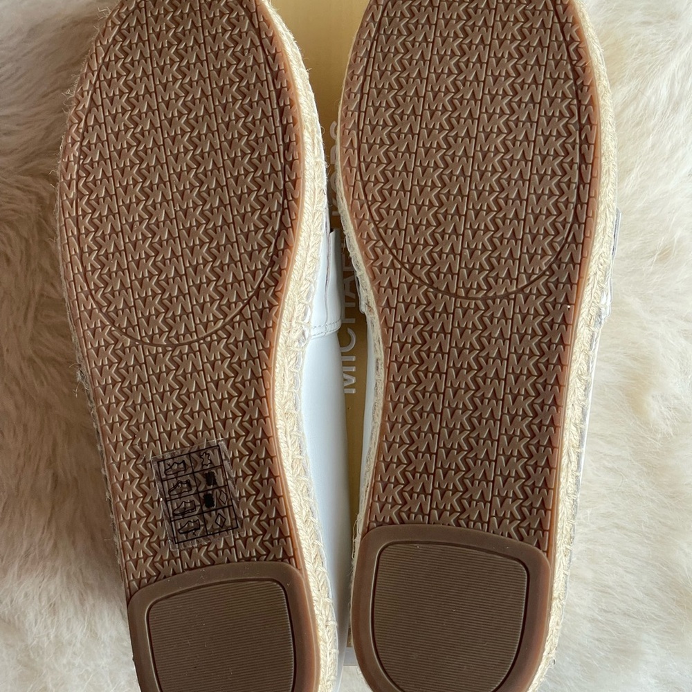 Michael Kors Bella Optic White Ruffle Espadrilles - Picture 5 of 7
